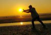 Sunset Beauty with a Boy