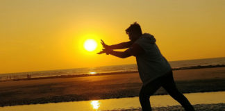 Sunset Beauty with a Boy