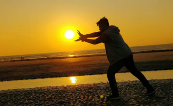 Sunset Beauty with a Boy