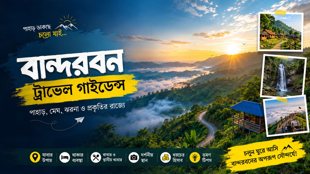 বান্দরবান ভ্রমণ গাইড: পাহাড়, মেঘ, ঝরনা ও প্রকৃতির রাজ্যে ঘোরার পূর্ণাঙ্গ পরিকল্পনা bandarban-travel-guide-2026